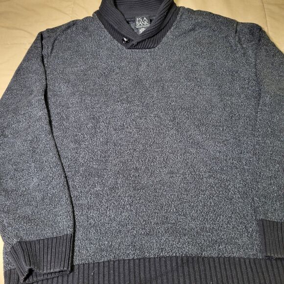 Jos. A. Bank Other - Jos A Bank Executive Collection Shawl Collar  XXL Gray 100% Cotton Pullover